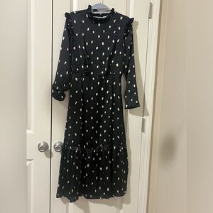 Polka Dot Dress Size: XS